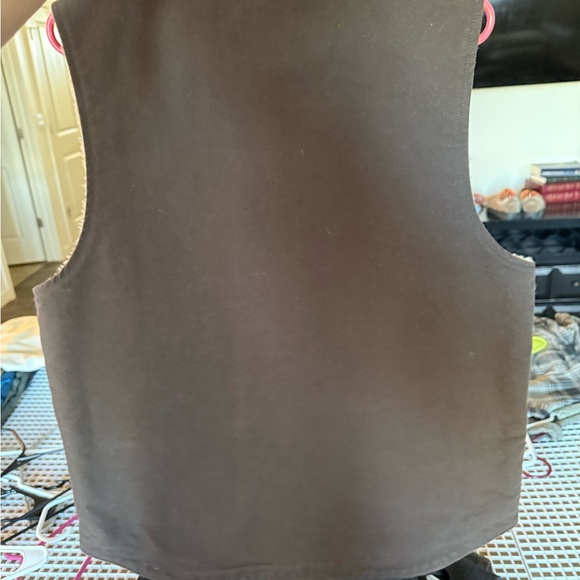 Carhartt Dark Brown Vest with Pockets - Picture 2 of 2